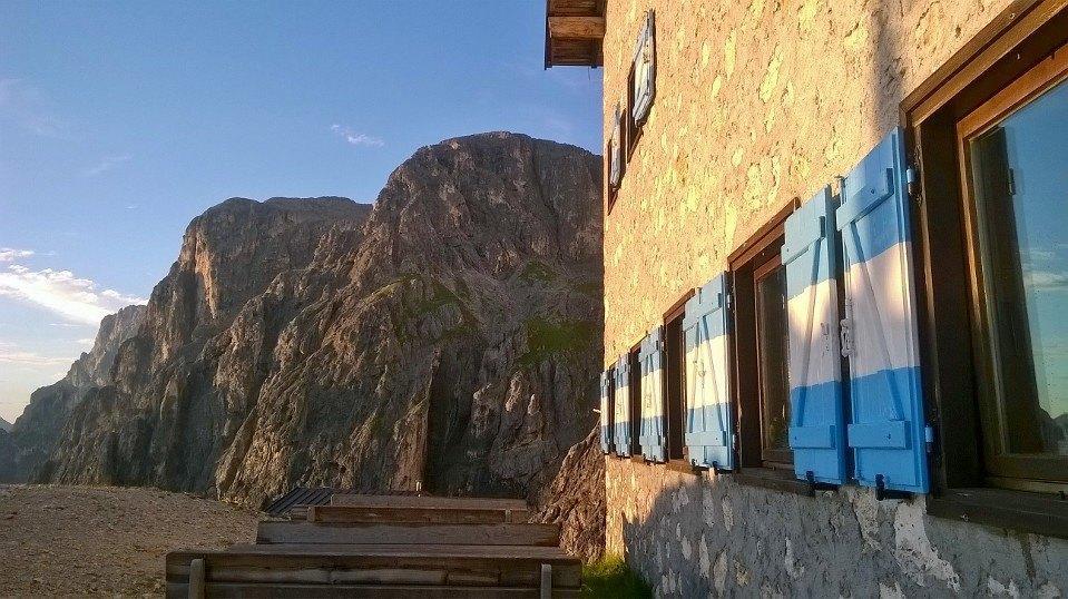 Hotel Rifugio Velo Della Madonna Sankt Martin am Sismunthbach Exterior foto